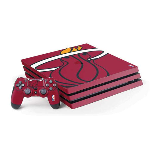 NBA Miami Heat Large Logo PS4 Pro Bundle Skin