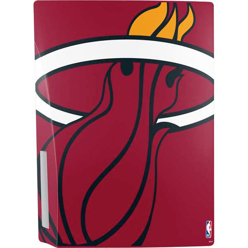 NBA Miami Heat Large Logo PS5 Console Skin