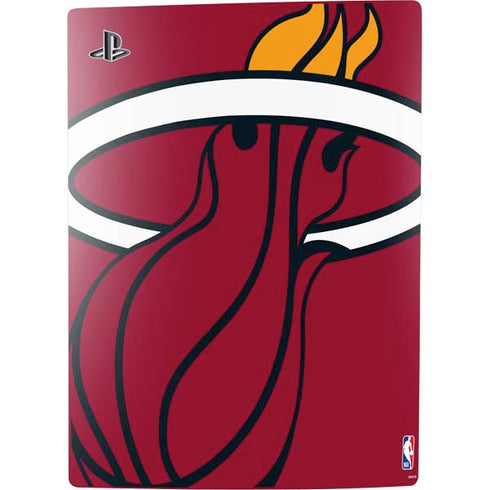 NBA Miami Heat Large Logo PS5 Digital Edition Console Skin