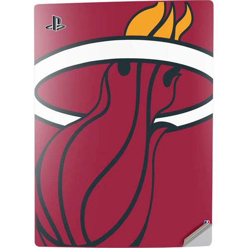 NBA Miami Heat Large Logo PS5 Digital Edition Console Skin