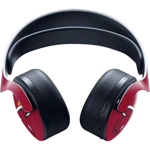 NBA Miami Heat Large Logo PULSE 3D Wireless Headset for PS5 Skin