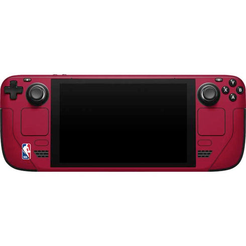 NBA Miami Heat Large Logo Steam Deck Handheld Gaming Computer Skin