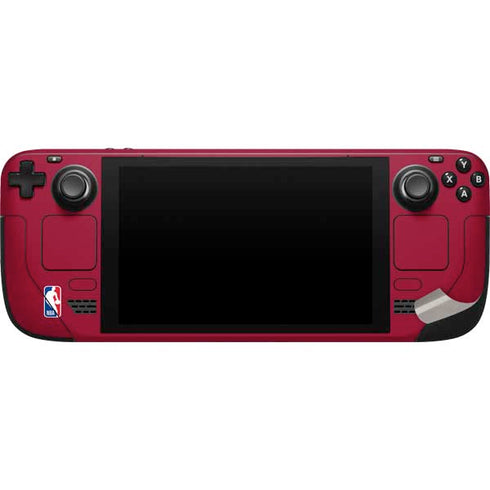NBA Miami Heat Large Logo Steam Deck Handheld Gaming Computer Skin