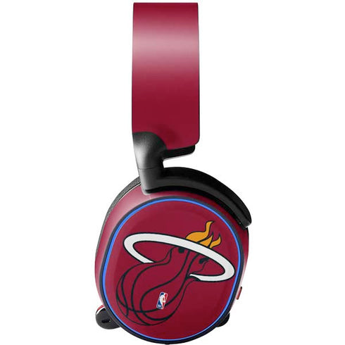 NBA Miami Heat Large Logo SteelSeries Arctis 3 Skin