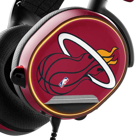 NBA Miami Heat Large Logo SteelSeries Arctis 5 Skin