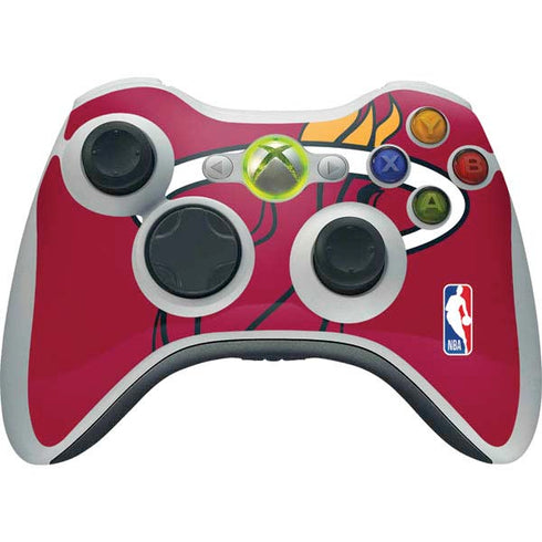 NBA Miami Heat Large Logo Xbox 360 Wireless Controller Skin