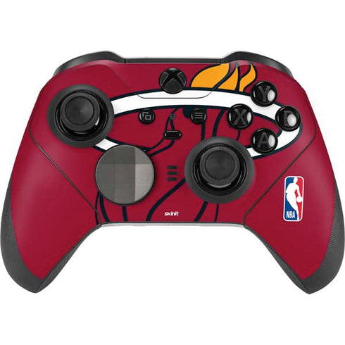 NBA Miami Heat Large Logo Xbox Elite Wireless Controller Series 2 Skin