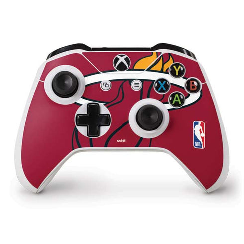 NBA Miami Heat Large Logo Xbox One S Controller Skin