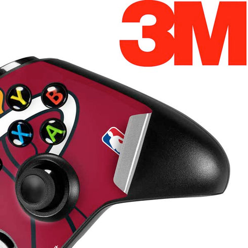 NBA Miami Heat Large Logo Xbox One S Controller Skin