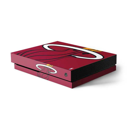 NBA Miami Heat Large Logo Xbox One X Console Skin