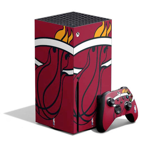 NBA Miami Heat Large Logo Xbox Series X Bundle Skin