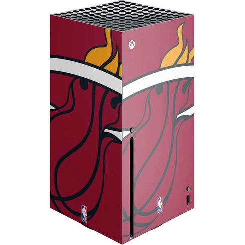 NBA Miami Heat Large Logo Xbox Series X Console Skin