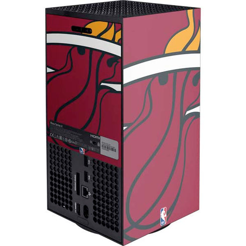 NBA Miami Heat Large Logo Xbox Series X Console Skin