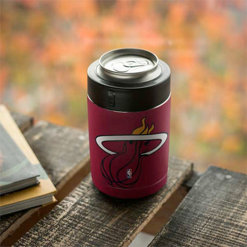 NBA Miami Heat Large Logo Yeti Colster Can Insulator Skin