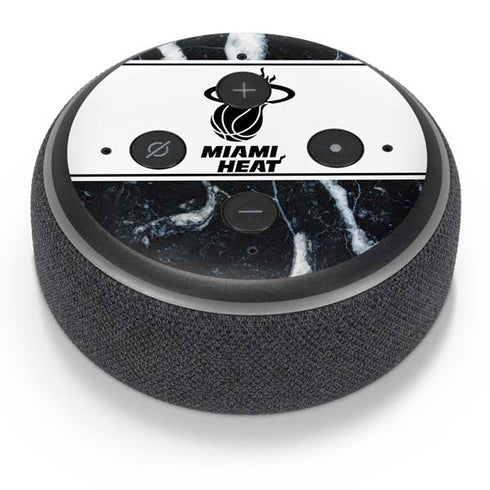 NBA Miami Heat Marble Amazon Echo Dot Skin