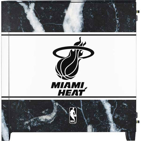 NBA Miami Heat Marble Corsair 4000D Tempered Glass Mid-Tower ATX Case Skin