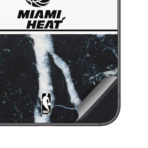 NBA Miami Heat Marble Galaxy A14 5G Skin