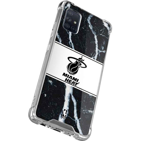 NBA Miami Heat Marble Galaxy A51 5G Clear Case