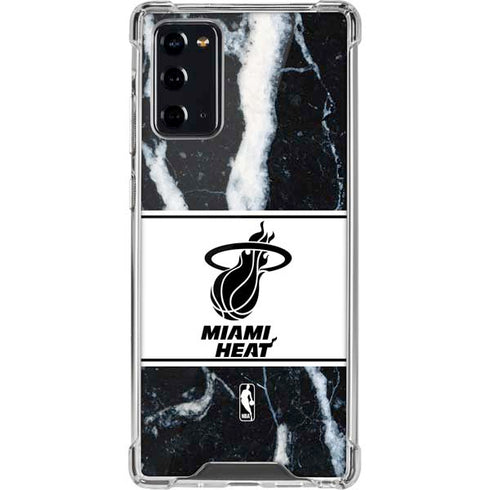 NBA Miami Heat Marble Galaxy Note20 5G Clear Case