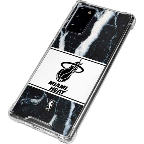 NBA Miami Heat Marble Galaxy Note20 5G Clear Case