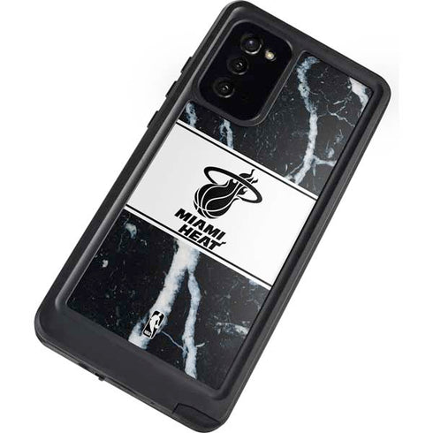 NBA Miami Heat Marble Galaxy Note20 5G Waterproof Case