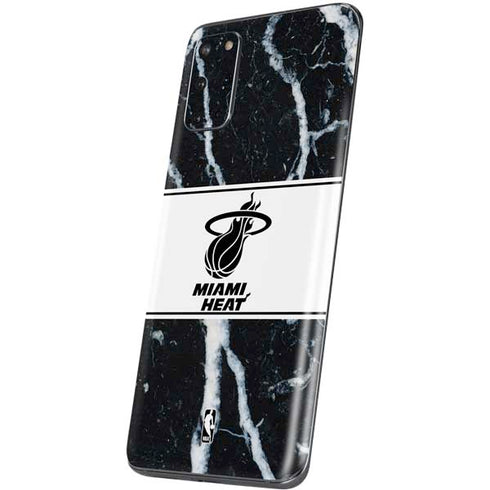 NBA Miami Heat Marble Galaxy S20 Plus Skin