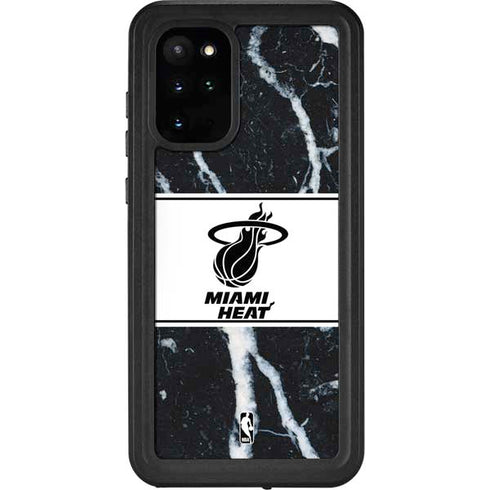 NBA Miami Heat Marble Galaxy S20 Plus Waterproof Case