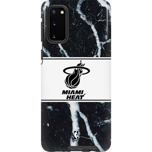 NBA Miami Heat Marble Galaxy S20 Pro Case