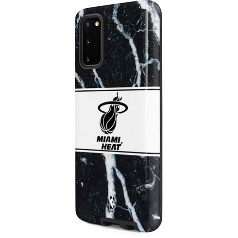 NBA Miami Heat Marble Galaxy S20 Pro Case