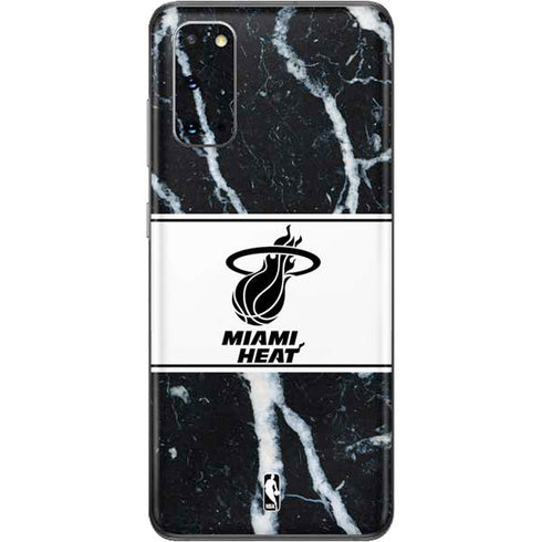 NBA Miami Heat Marble Galaxy S20 Skin