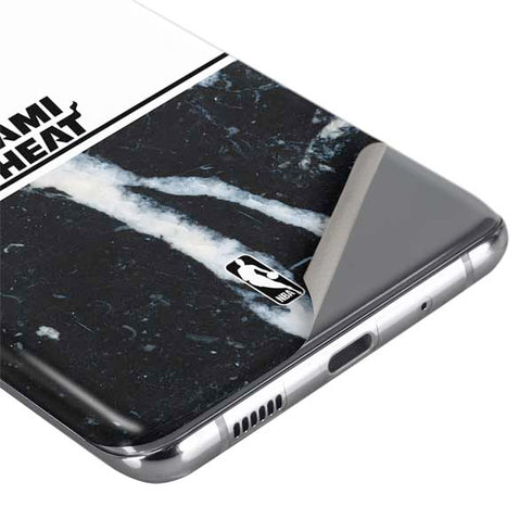NBA Miami Heat Marble Galaxy S20 Skin
