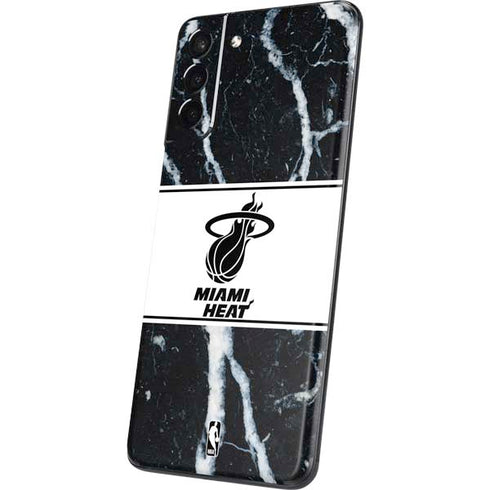 NBA Miami Heat Marble Galaxy S21 5G Skin