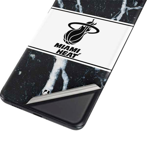 NBA Miami Heat Marble Galaxy S21 5G Skin