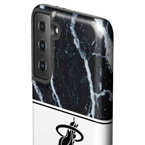 NBA Miami Heat Marble Galaxy S21 Plus 5G Pro Case
