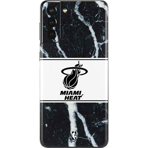 NBA Miami Heat Marble Galaxy S21 Plus 5G Skin