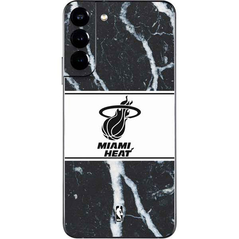 NBA Miami Heat Marble Galaxy S22 Plus Skin