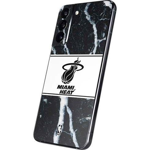NBA Miami Heat Marble Galaxy S22 Plus Skin