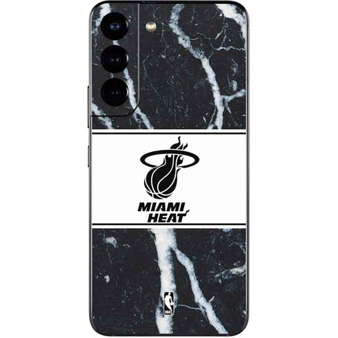 NBA Miami Heat Marble Galaxy S22 Skin