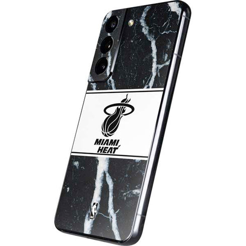 NBA Miami Heat Marble Galaxy S22 Skin