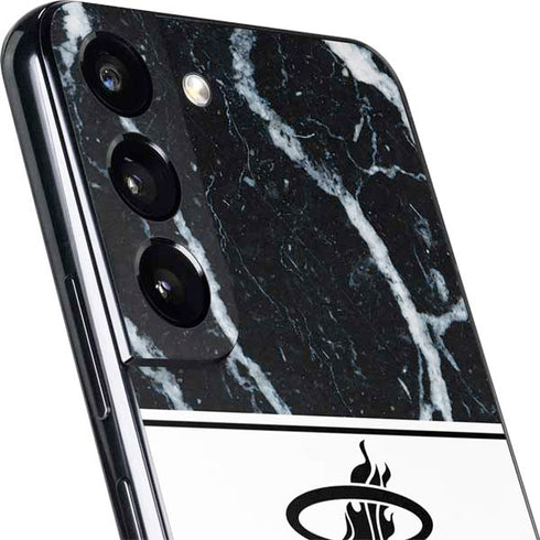 NBA Miami Heat Marble Galaxy S22 Skin