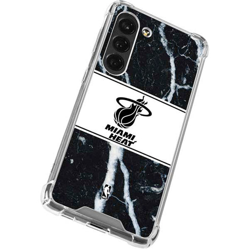NBA Miami Heat Marble Galaxy S23 Clear Case