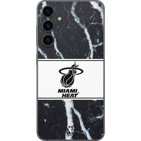 NBA Miami Heat Marble Galaxy S23 FE Skin