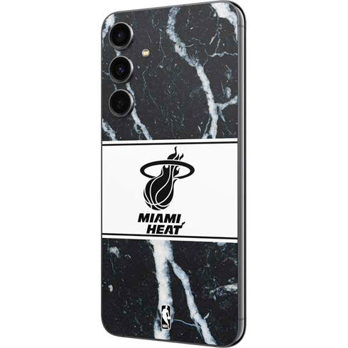 NBA Miami Heat Marble Galaxy S23 FE Skin