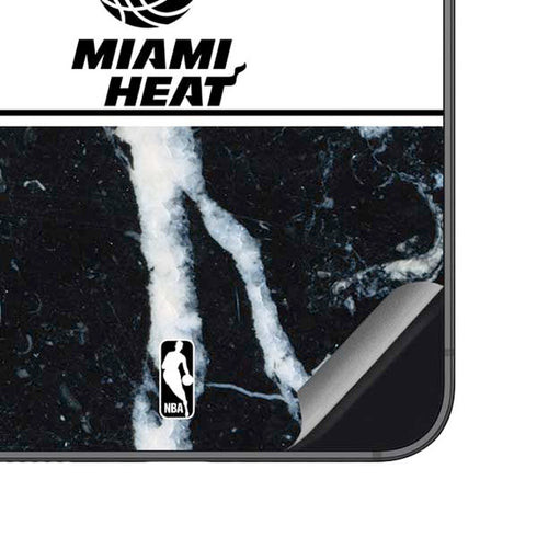 NBA Miami Heat Marble Galaxy S23 FE Skin