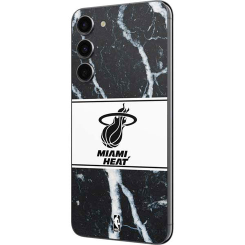 NBA Miami Heat Marble Galaxy S23 Plus Skin