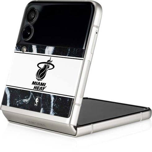 NBA Miami Heat Marble Galaxy Z Flip4 5G Skin
