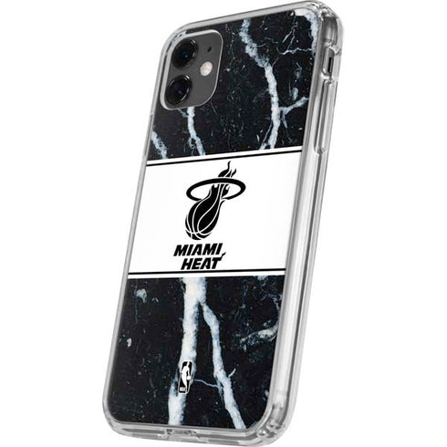 NBA Miami Heat Marble iPhone 11 Clear Case