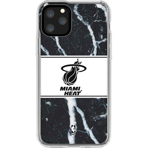NBA Miami Heat Marble iPhone 11 Pro Clear Case