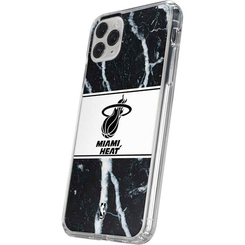 NBA Miami Heat Marble iPhone 11 Pro Clear Case