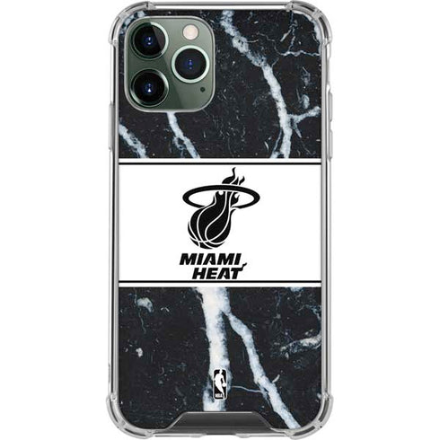NBA Miami Heat Marble iPhone 11 Pro Max Clear Case